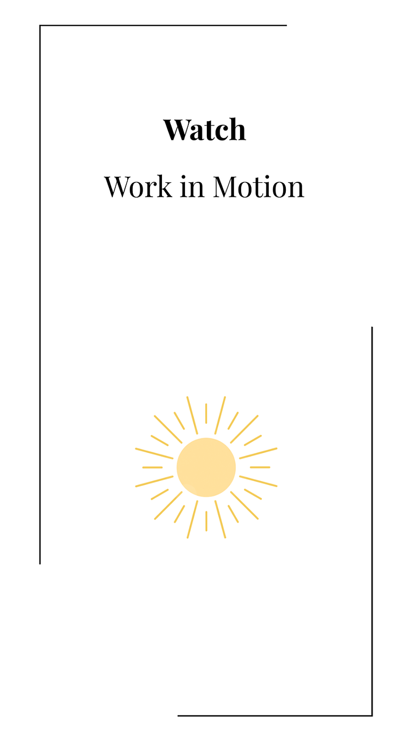 Watch My Work reel poster
