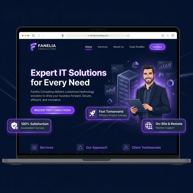 Fanelia Consulting Website